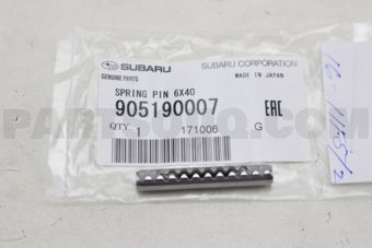 905190007 SPRING PIN 6X40