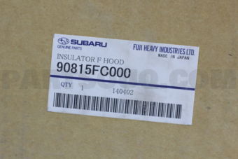 90815FC000 INSULATOR F HOOD