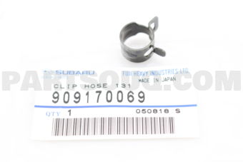 909170069 CLIP HOSE 131