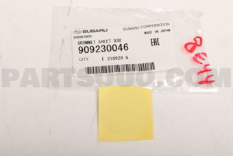 909230046 GROMMET SHEET D30
