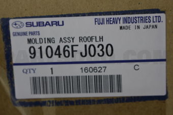 91046FJ030 MOLDING ASSY ROOFLH