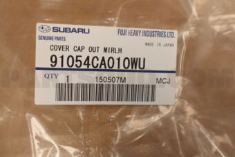 91054CA010WU Subaru COVER CAP OUT MIRLH
