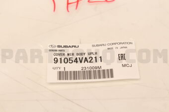 91054VA211 Subaru COVER MIR BODY UPLH