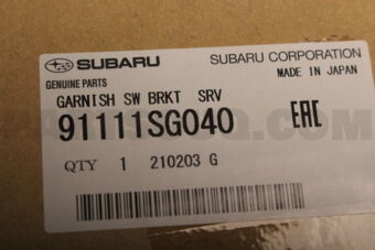 91111SG040 Subaru GARNISH SW BRKT SRV