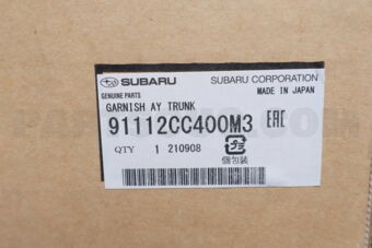 91112CC400M3 GARNISH-TRUNK