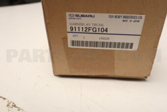 91112FG104 GARNISH AY TRUNK