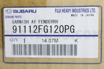91112FG120PG GARNISH AY FENDERRH