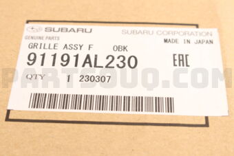 91191AL230 GRILLE ASSY F    OBK