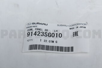 91423SG010 COWL PANEL SD    LH