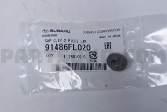 91486FL020 Subaru CAP CLIP 2 PIECE LWR