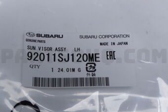 92011SJ120ME SUN VISOR ASSY   LH