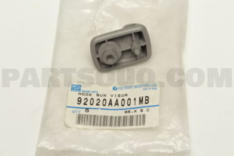 92020AA001MB HOOK SUN VISOR