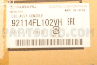 92114FL102VH LID ASSY CONSOLE