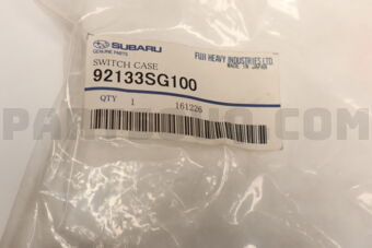 92133SG100 Subaru SWITCH CASE