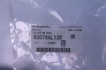 93079AL130 LETTER MK HOYO