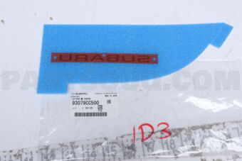 93079CC500 Subaru LETTER MK HOYOU