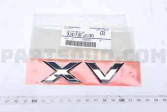 93079FJ100 Subaru LETTER MK R XV