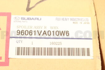 96061VA010W6 SPOILER