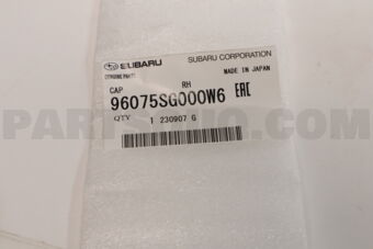 96075SG000W6 CAP              RH