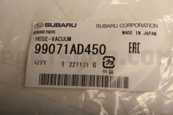 99071AD450 Subaru HOSE-VACUUM