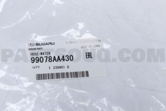 99078AA430 Subaru HOSE-WATER