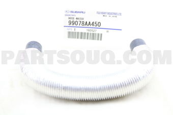 99078AA450 HOSE-WATER