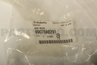 99078AB291 HOSE-WATER