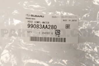 99083AA280 Subaru HOSE COMPL-WATER