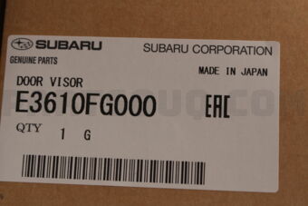 E3610FG000 DOOR VISOR