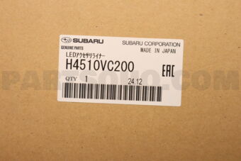 H4510VC200 FOG LIGHT TRIM - LED