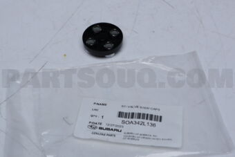 SOA342L136 VALVE STEM CAPS STI LOGO