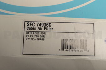 SFC74936C AC FILTER(ACTIVATED CHARCOAL)