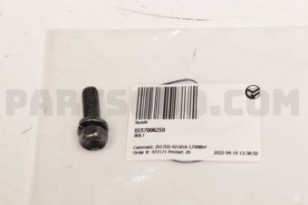 015700825B BOLT