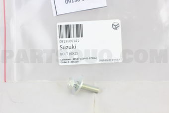 0913606141 BOLT (6X25)