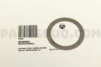 0916035015 WASHER (35X46X0.6)