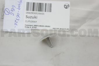 09409063266GS CAP, ASSISTANT GRIP HOLE,(GRAY)