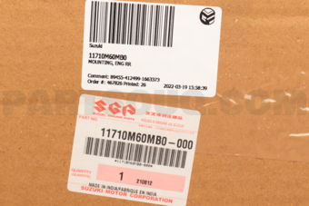 11710M60MB0 MOUNTING, ENG RR