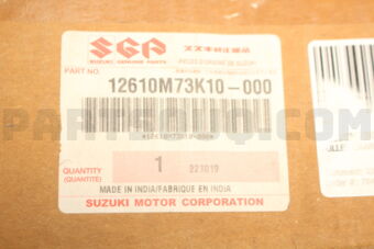 12610M73K10 PULLEY CRANKSHAFT