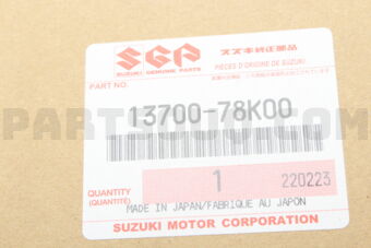 1370078K00 CLEANER ASSY, AIR