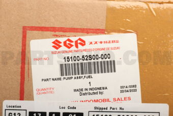 1510052S00 PUMP ASSY,FUEL
