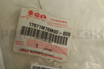 17871M76M00 HOSE,HTR INLET