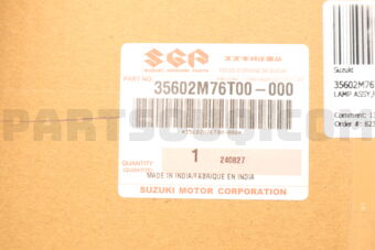 35602M76T00 LAMP ASSY,FRONT COMB,L