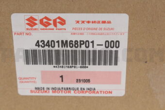 43401M68P01 HUB ASSY FRONT WHEEL