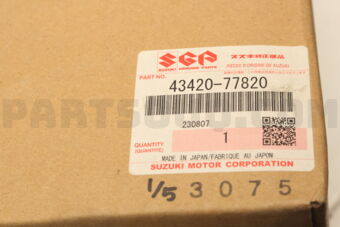 4342077820 HUB SET,FR WHEEL