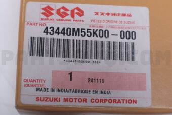 43440M55K00 BEARING, FRONT WHEEL