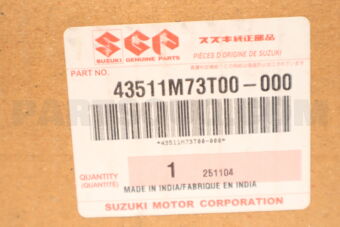 43511M73T00 DRUM,BRAKE REAR