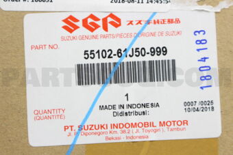 5510261J50999 CALIPER, FRONT BRAKE LH