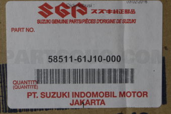 5851161J10 PANEL, FRONT FENDER RH