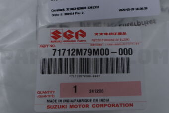 71712M79M00 CAP,FRONT BUMPER
