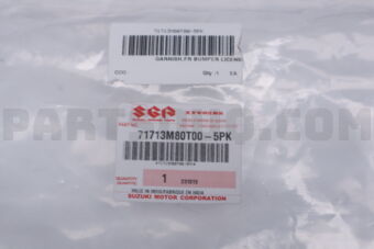 71713M80T005PK GARNISH,FR BUMPER LICENSE
